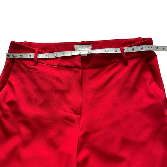 Women's Wide Leg Pants Red Size 14 from H&M. High Waisted - Picture 10 of 13